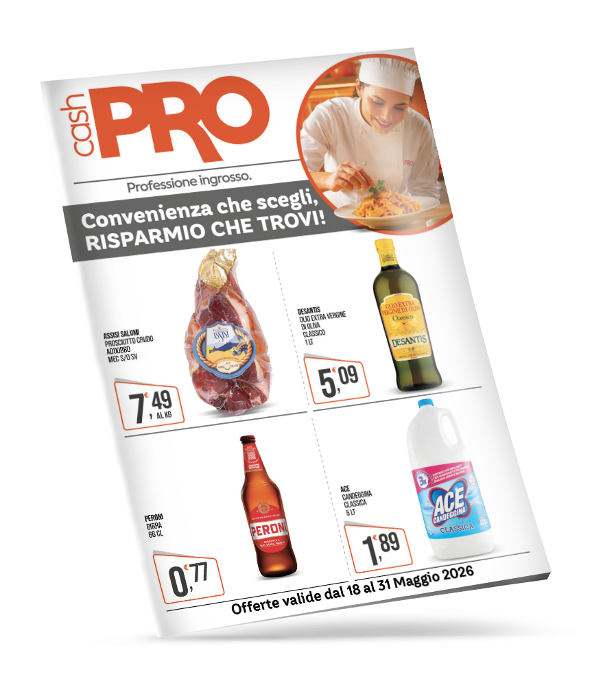 Copertina del volantino promozioni