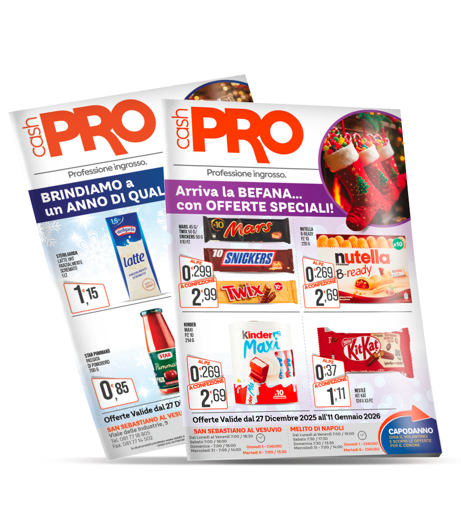 Copertina del volantino promozioni